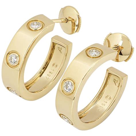 cartier love ring gold dupe|cartier love hoop earrings dupe.